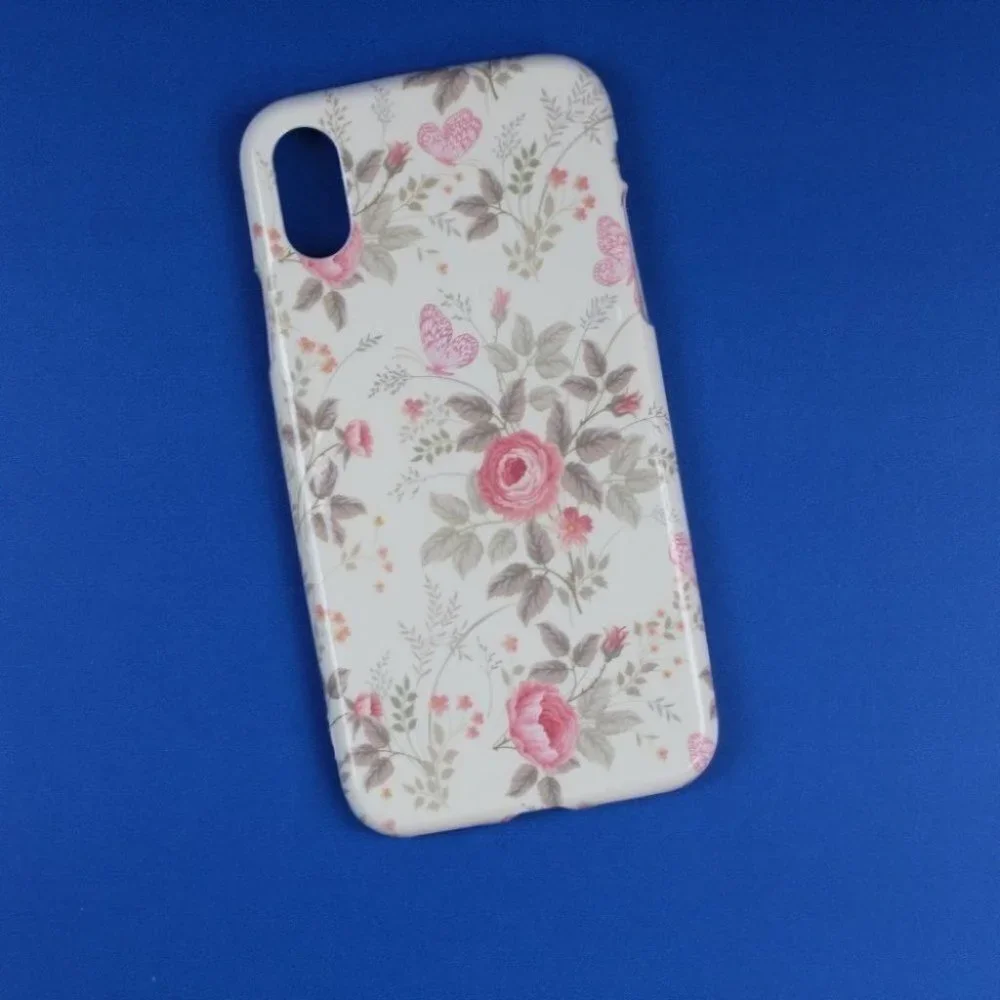 NEW iPhone 7 Plus / iPhone 8 Plus Floral tpu gold